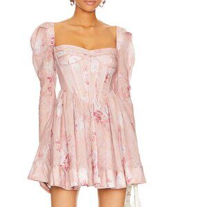 REVOLVE - Evermore Floral Mini Dress - Brand New